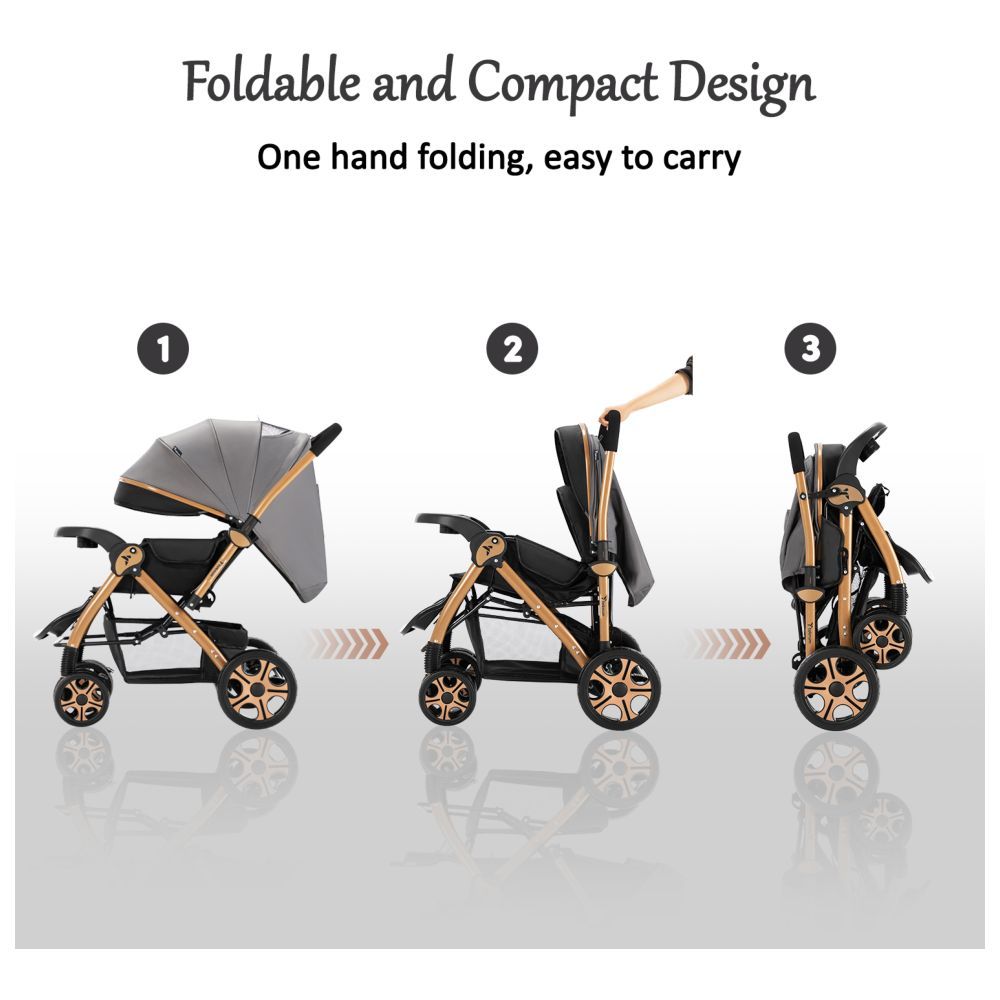 Teknum - Reversible Trip2 Stroller - Grey