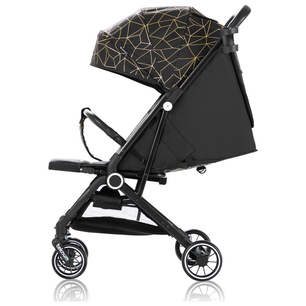 TEKNUM - TravelZen Stroller with Coffee Cup Holder - Black Gold