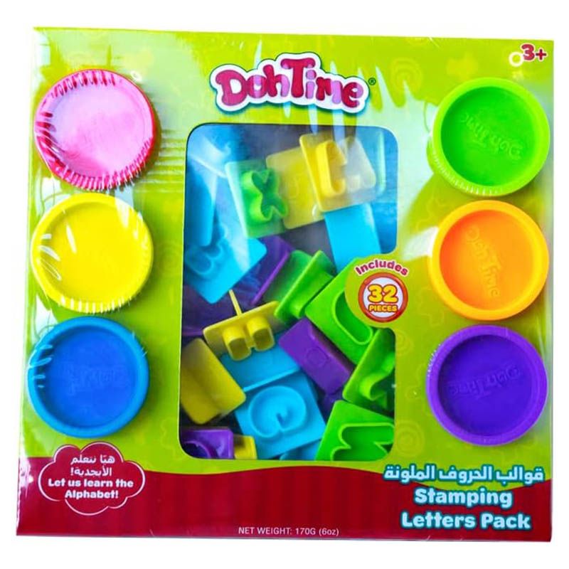 Dohtime - Dough Stamping Letter Playset - 26pcs