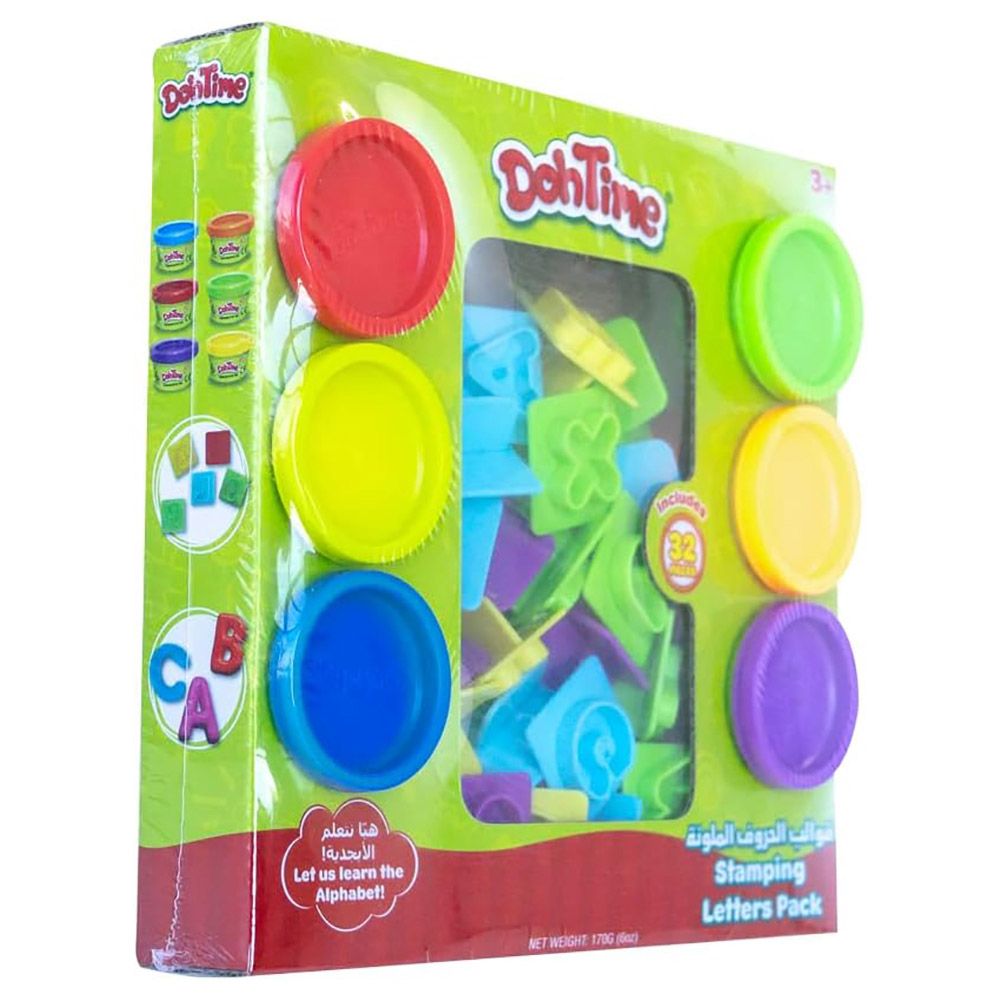 Dohtime - Dough Stamping Letter Playset - 26pcs