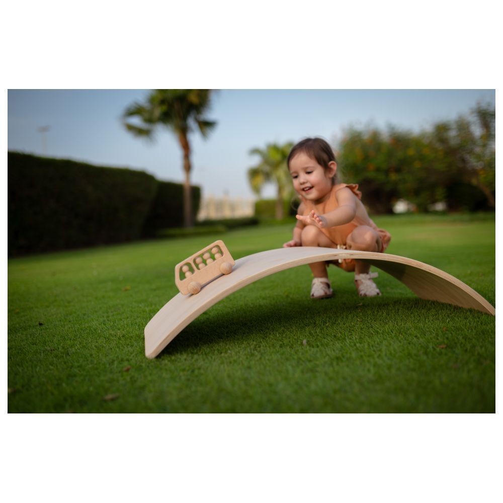 The Rolling Cart - Wooden Balance Board