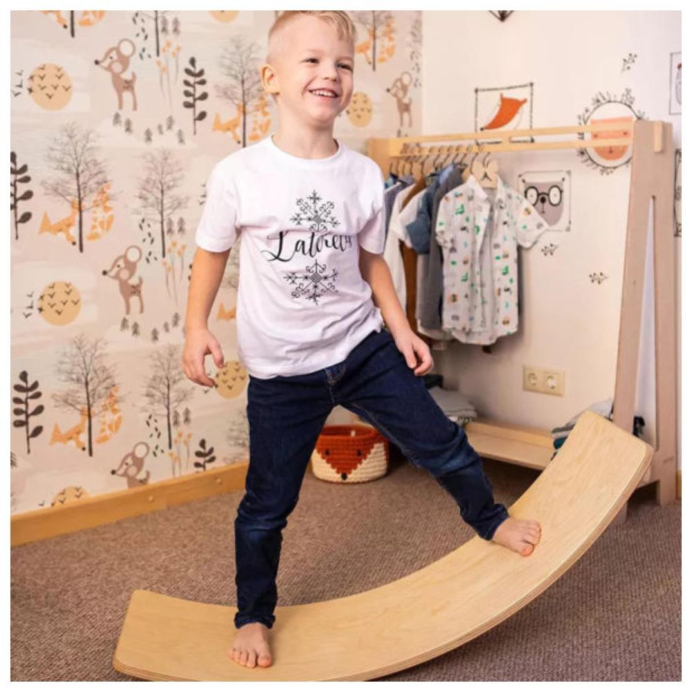 The Rolling Cart - Wooden Balance Board