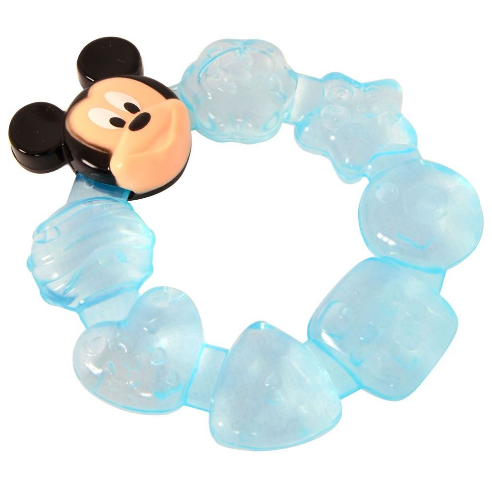 Disney - Round Shape Mickey Water Filled Teether - Blue