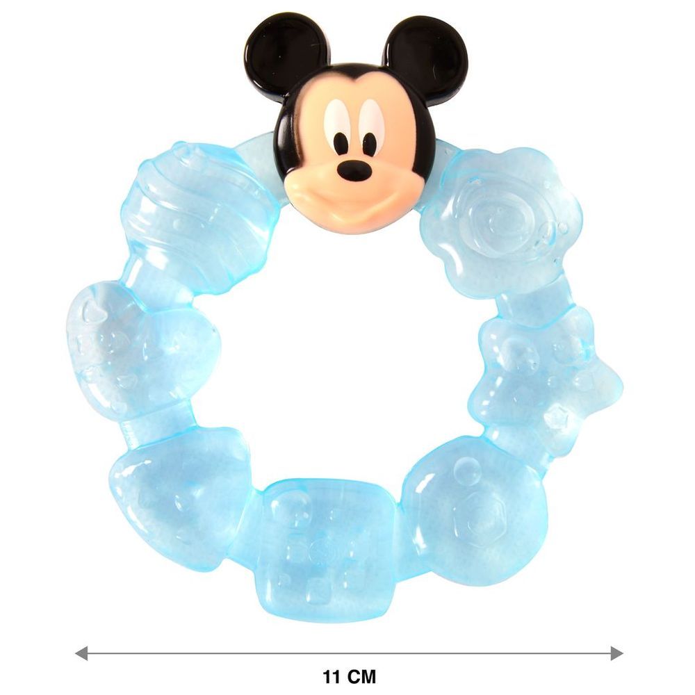 Disney - Round Shape Mickey Water Filled Teether - Blue