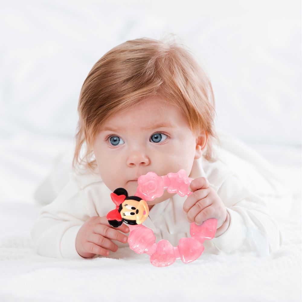 Disney - Minnie Water Filled Teether - Pink