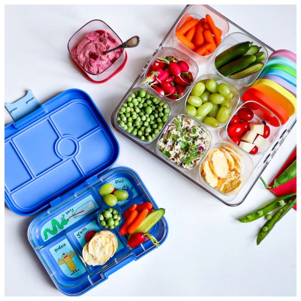 Yumbox - 6 Compartment Original Snack Box - True Blue