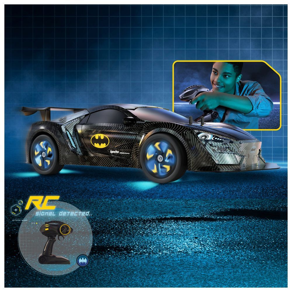 DC Batman - Remote Control Bat Tech Racer 1:10 - Black