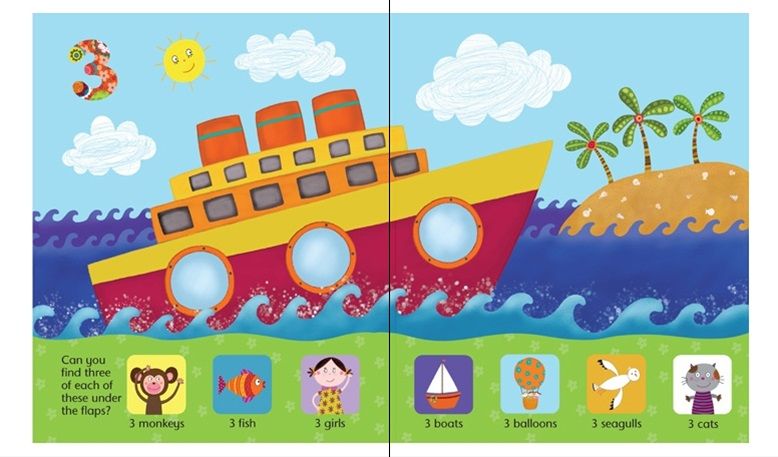 Usborne - Lift-the-flap counting book