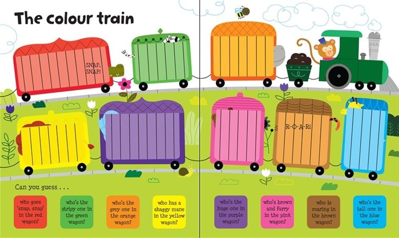 Usborne - Lift-the-flap colours