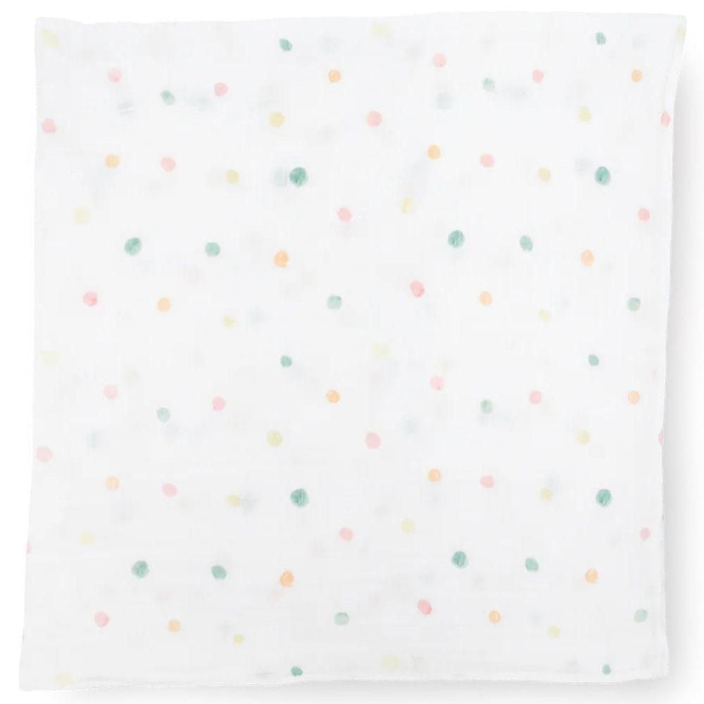 Little Unicorn - Cotton Muslin Swaddle - Party Dots