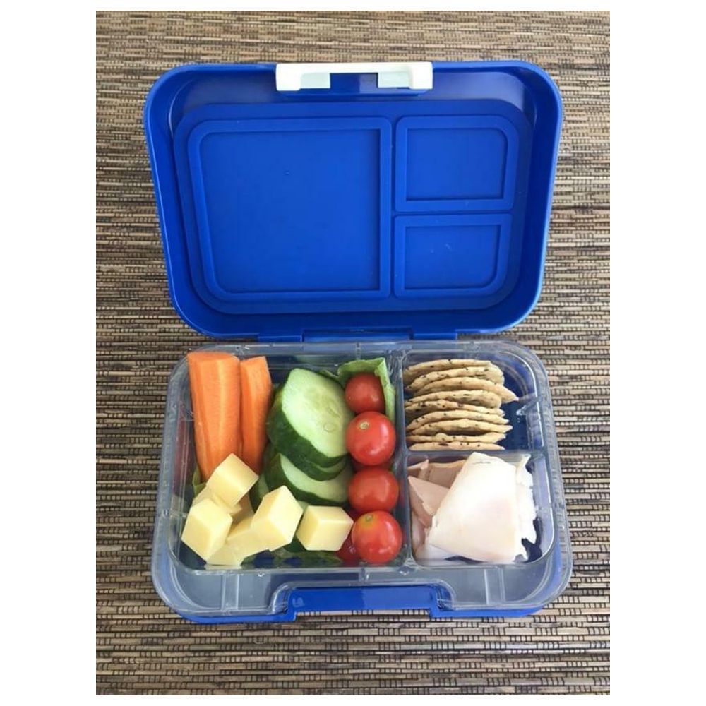 Munchbox - 3 Compartment Munchi Snack Box - Seaside Blue - Mini snack box