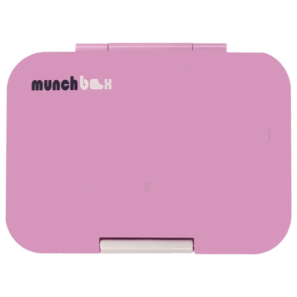 Munchbox - 3 Compartment Munchi Snack Box - Pink Marshmallow - Mini snack box