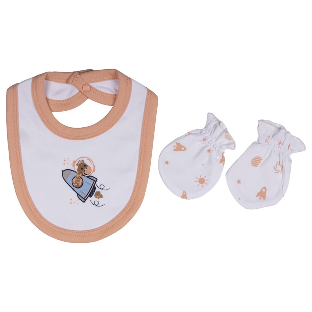 Babies Basic - 5pc-Set - Unisex 100% Cotton Gift Set - Light Pink