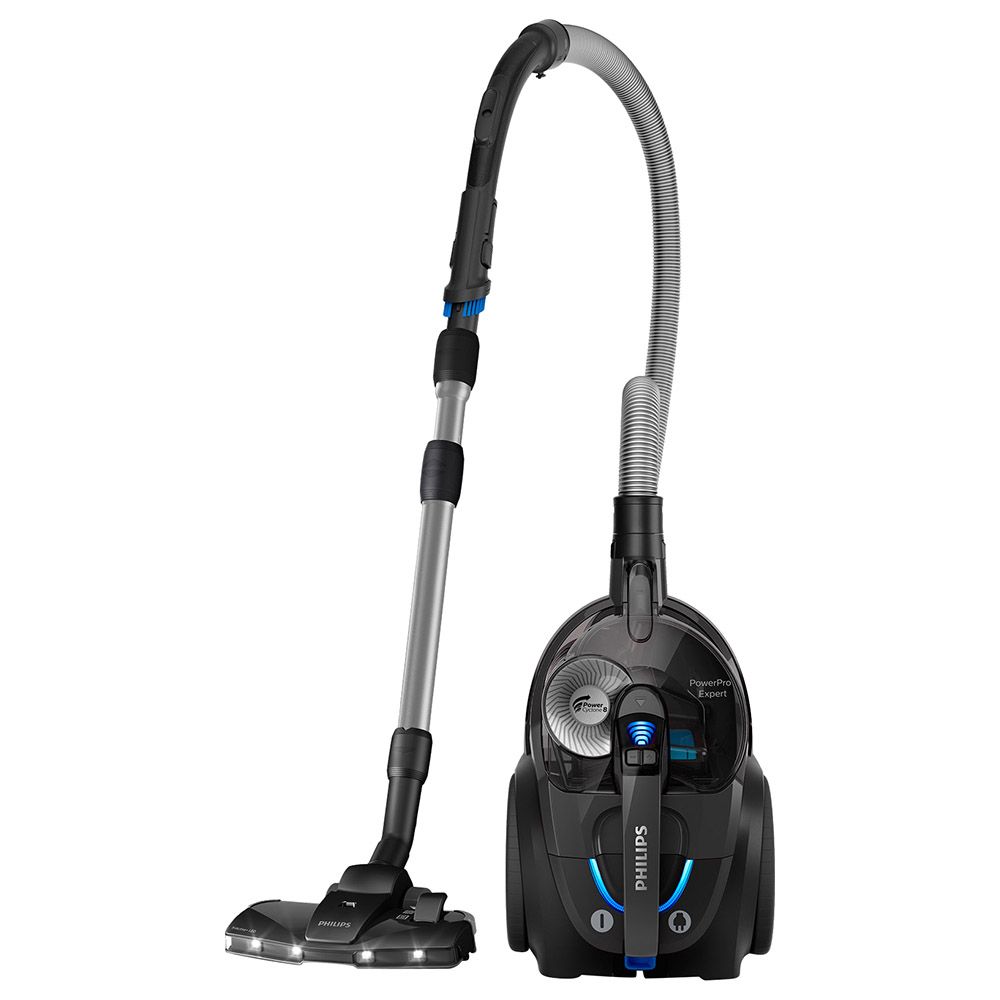 Philips - PowerPro Expert Bagless Vacuum Cleaner - Black