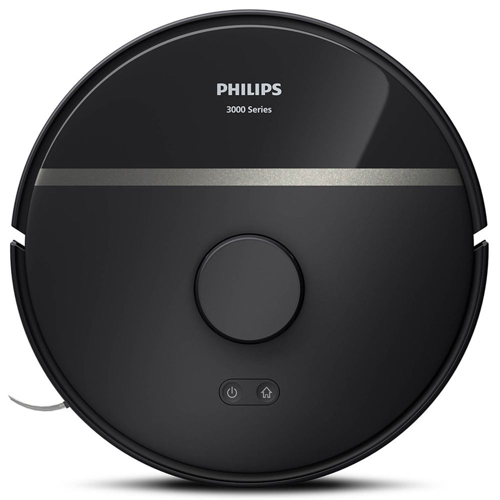 Philips - HomeRun 3000 Series Aqua Vacuum & Mop Robot - Black