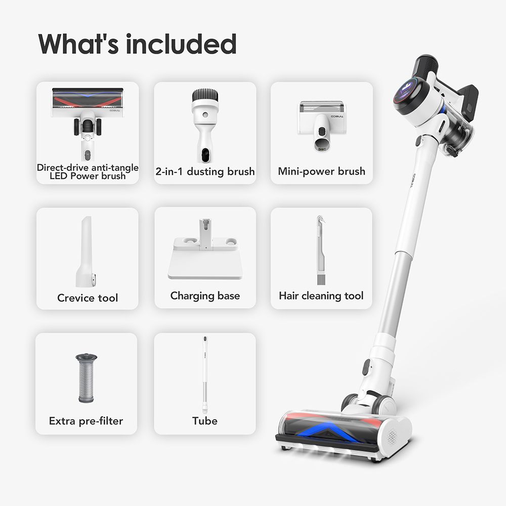 Tineco - Pure One S15 Pro Smart Battery Vacuum Cleaner - 500 W