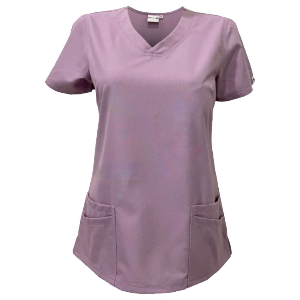 Veronica - Med Armour - 2pc-Set - Ladies V-Neck Scrub Uniform - Light Purple