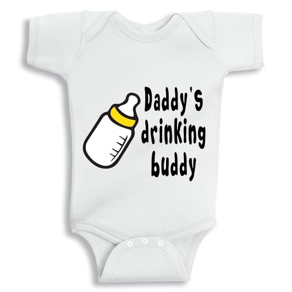 Twinkle Hands Daddy'S Drinking Buddy Onesie