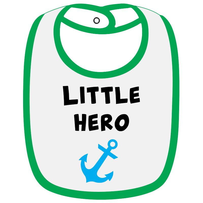 توينكل هاندز مريلة أطفال Little Hero أبيض وأخضر