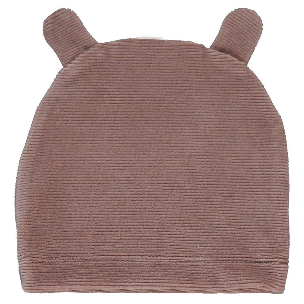 Bebetto - 2pc-Set - Baby Boy Cap - Brown/White