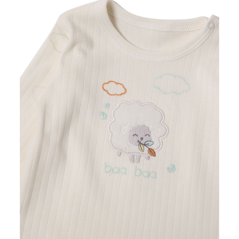 Bebetto - 2pc-Set - Baby Boy Pyjama Set - Mint/White