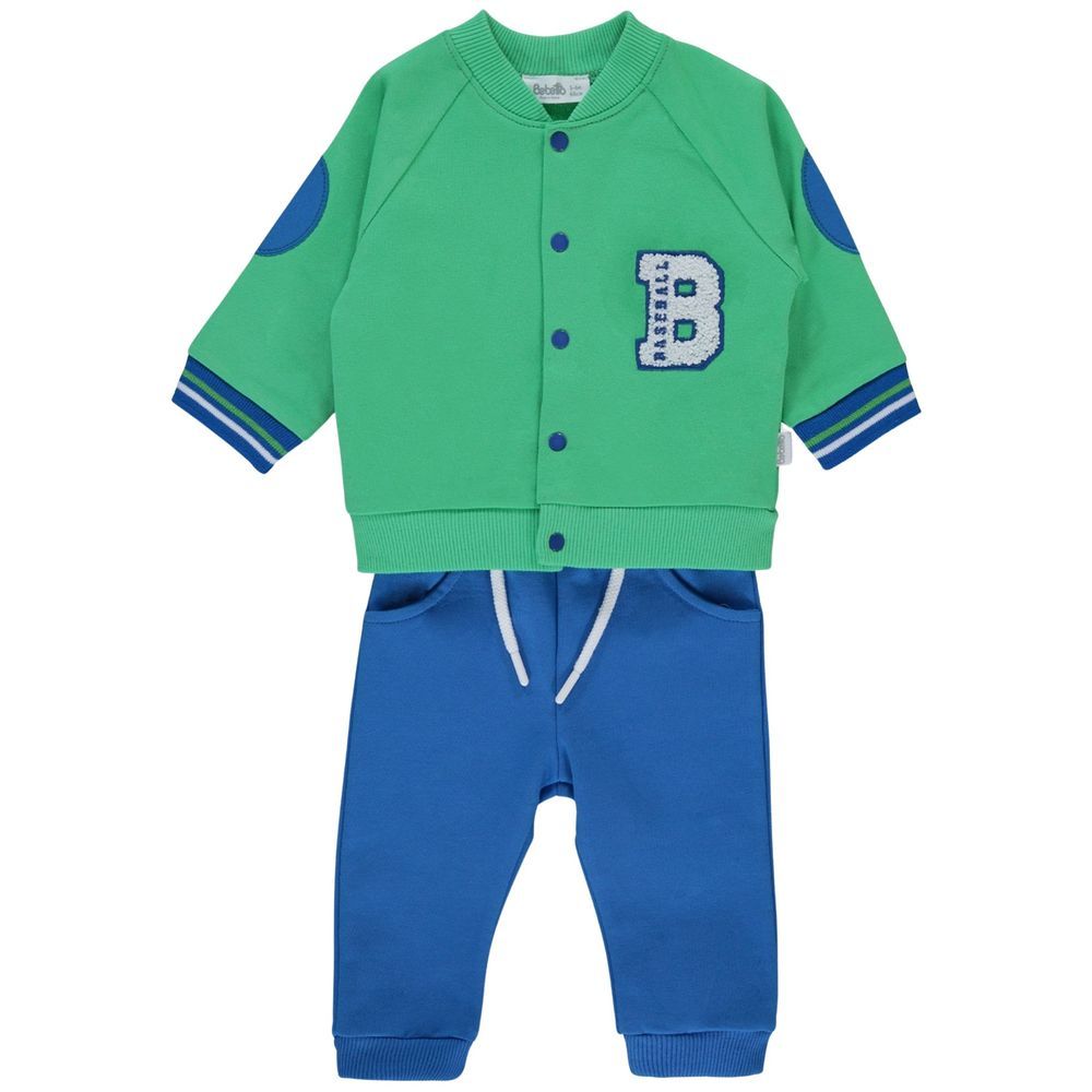 Bebetto - 2pc-Set - Baby Boy Jacket & Joggers - Blue