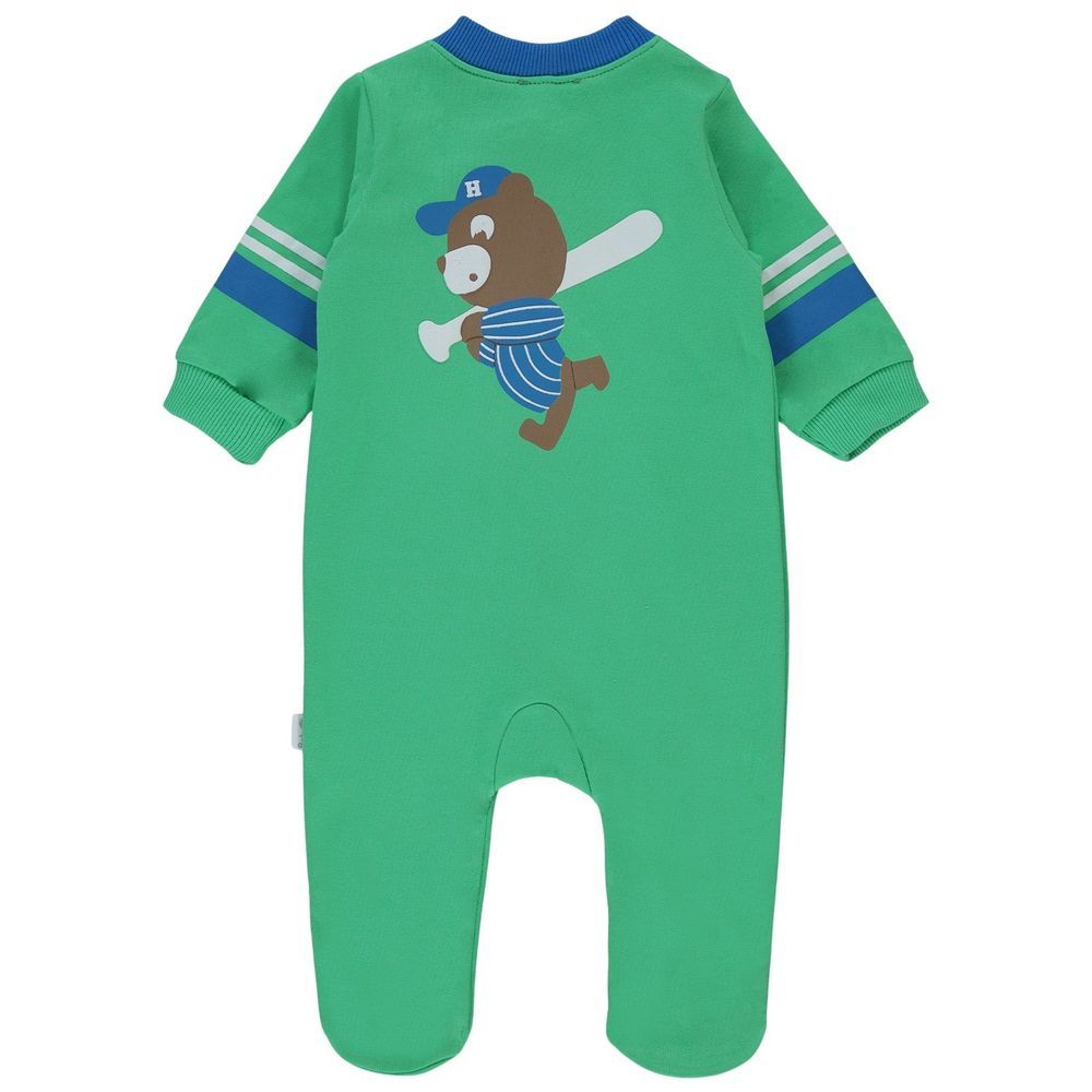 Bebetto - Baby Boy Close Feet Sleepsuit - Green