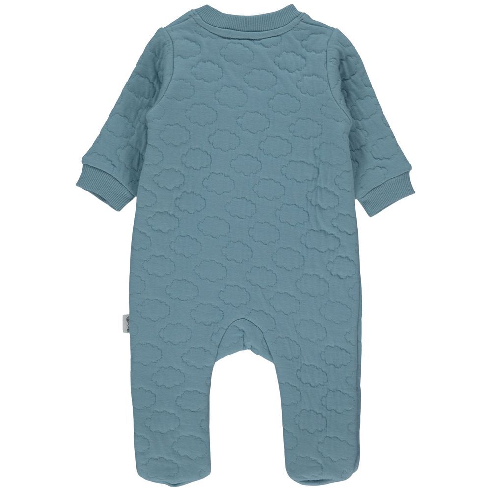 Bebetto - Baby Boy Zipper Footie Sleepsuit - Blue