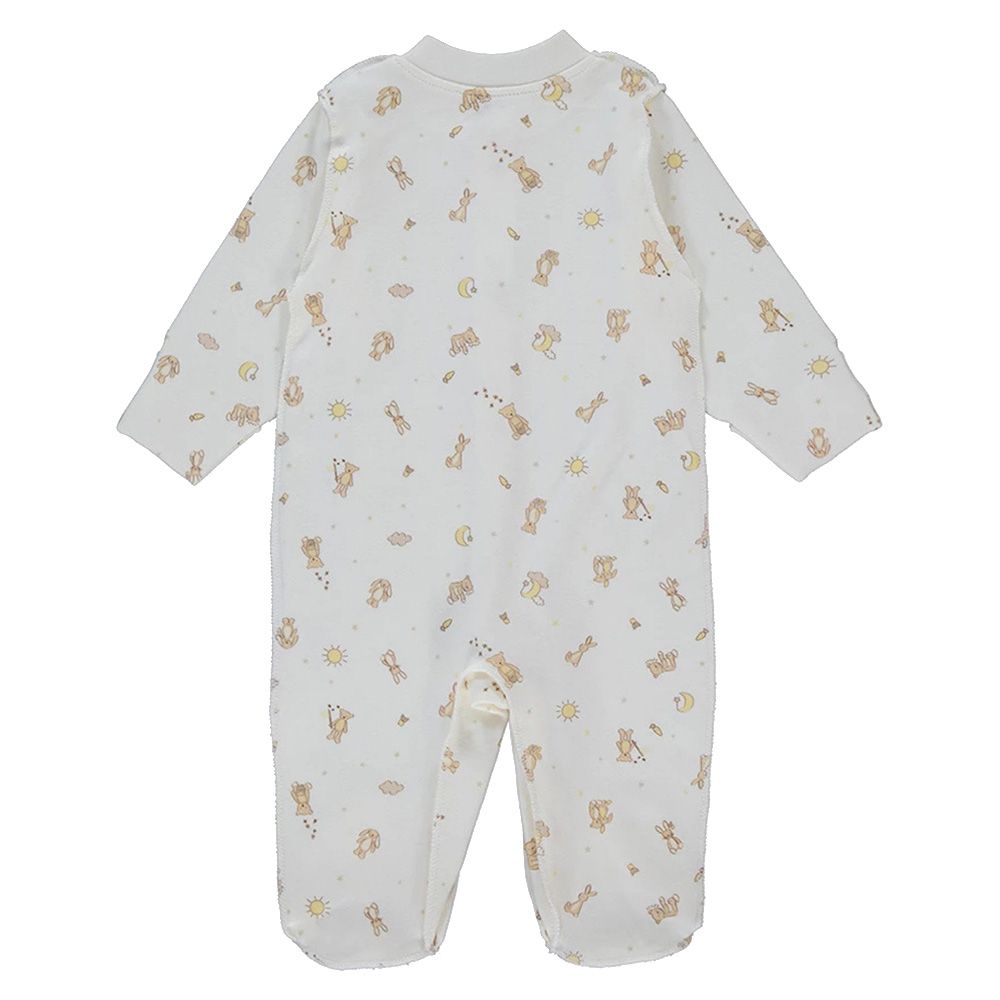 Bebetto - Baby Girls Sleepsuit - Ecru