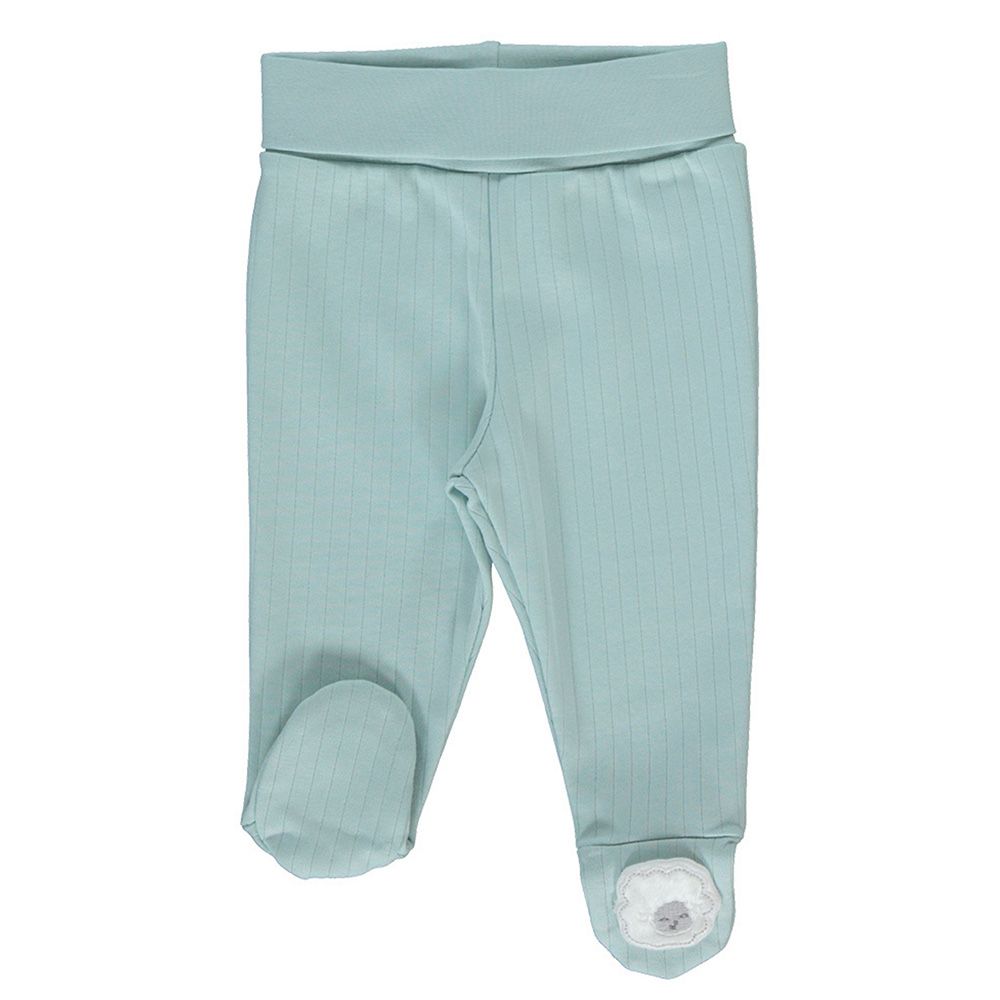 Bebetto - 3pc-Set - Baby Boy Bodysuit Set - Mint/White