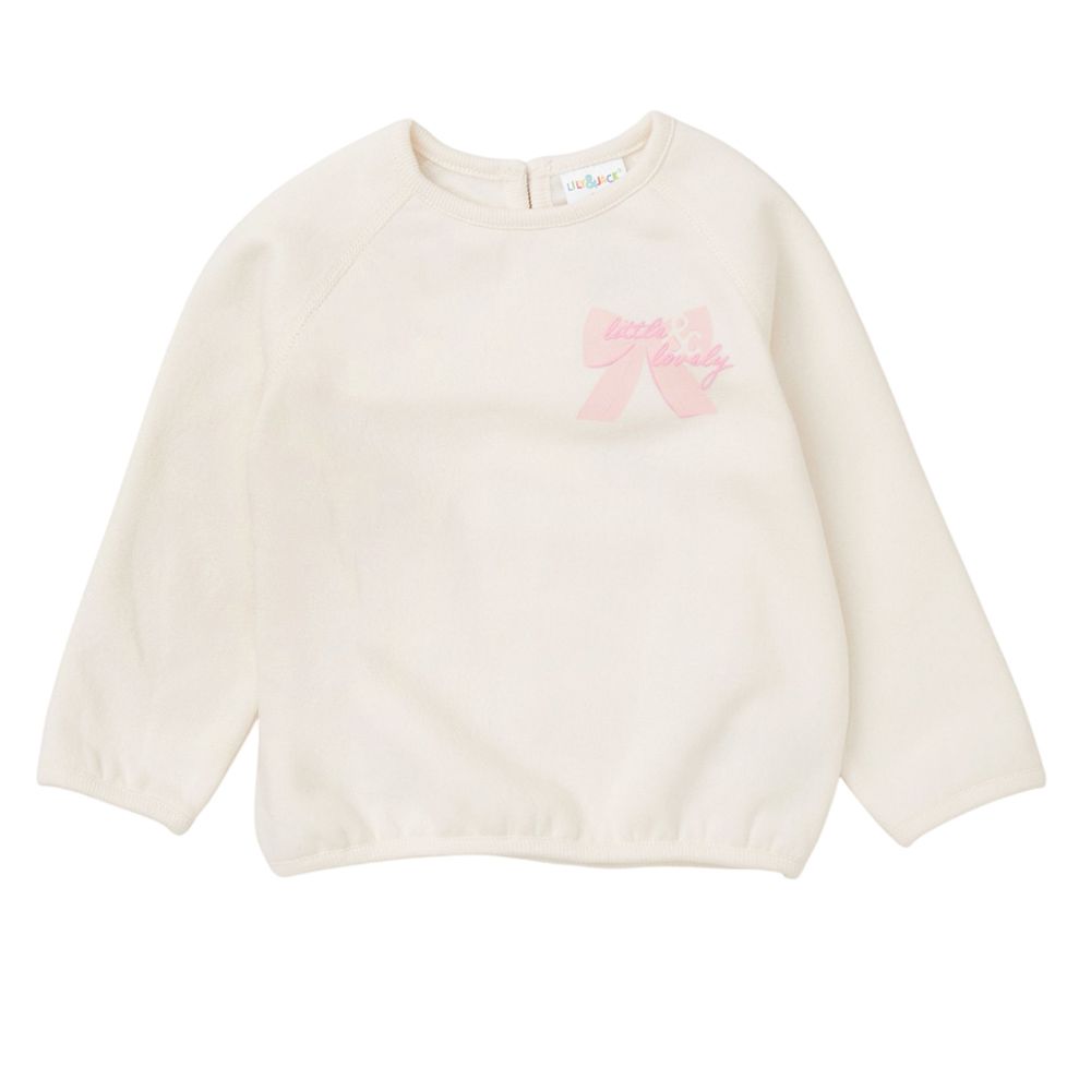 Lily & Jack - 3pc-Set - Baby Girl Sweatshirt w/ Jogger - Pink/White