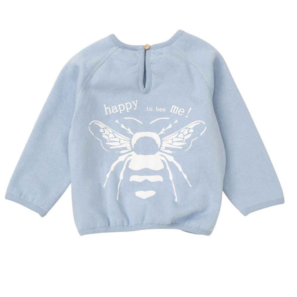 Lily & Jack - 3pc-Set - Baby Girl Sweatshirt w/ Jogger - Blue/White