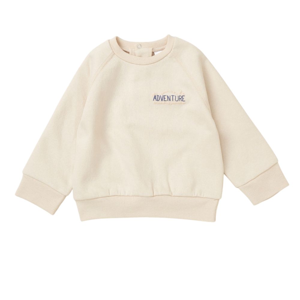 Lily & Jack - 3pc-Set - Baby Boy Sweatshirt w/ Jogger - Brown/Beige