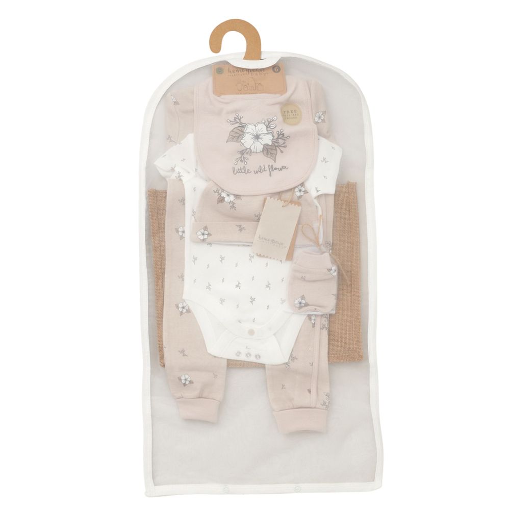 Home Grown - 6pc-Set - Baby Boy Hanging Set - Grey