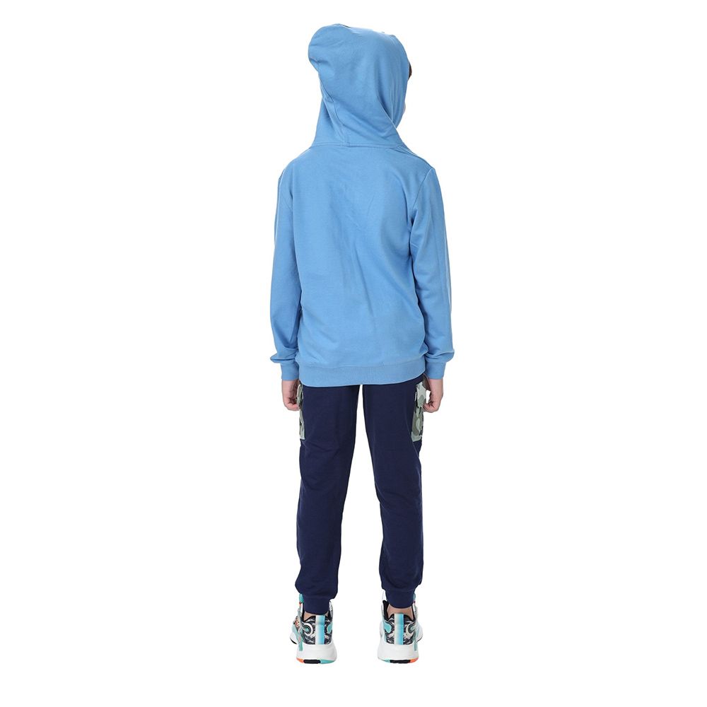 Genius - 2pc-Set - Boy Hooded Sweatshirt w/ Jogger - Blue