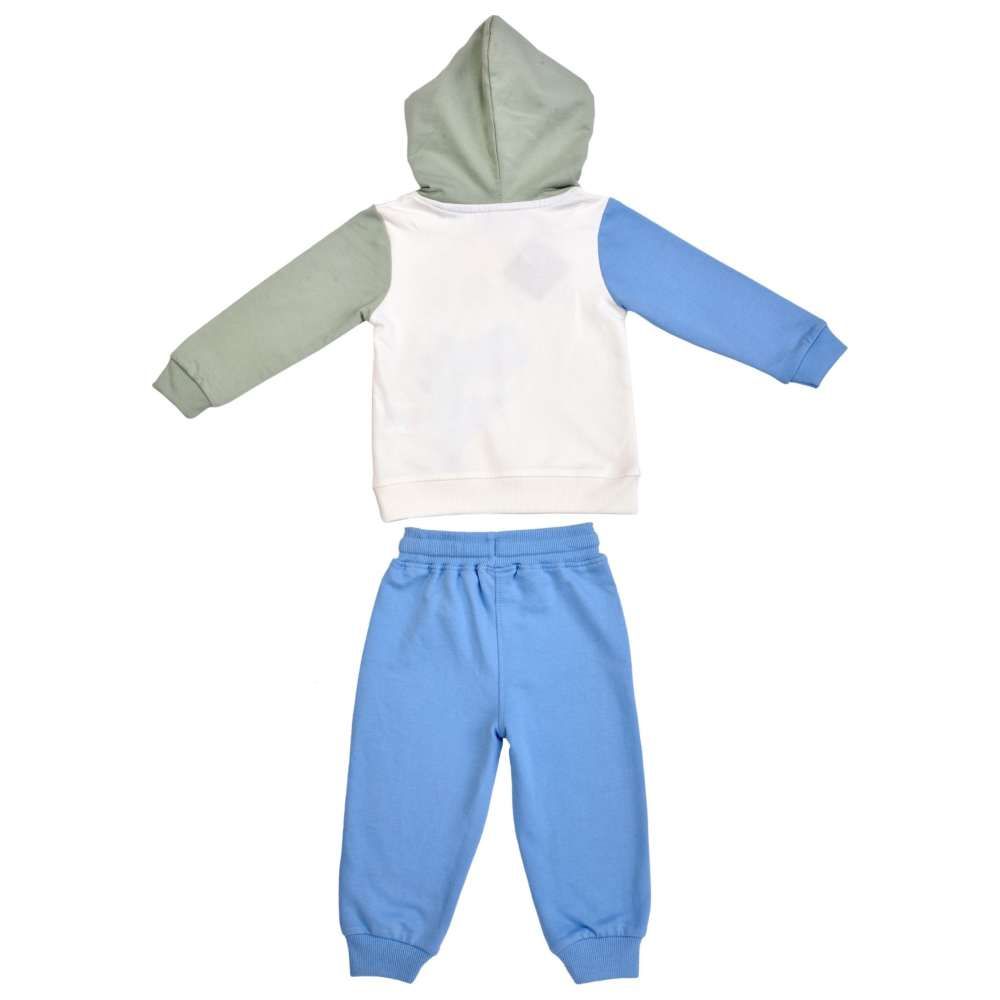 Smart Baby - 2pc-Set - Baby Boy Hoodie Sweatshirt w/ Jogger - Multicolor