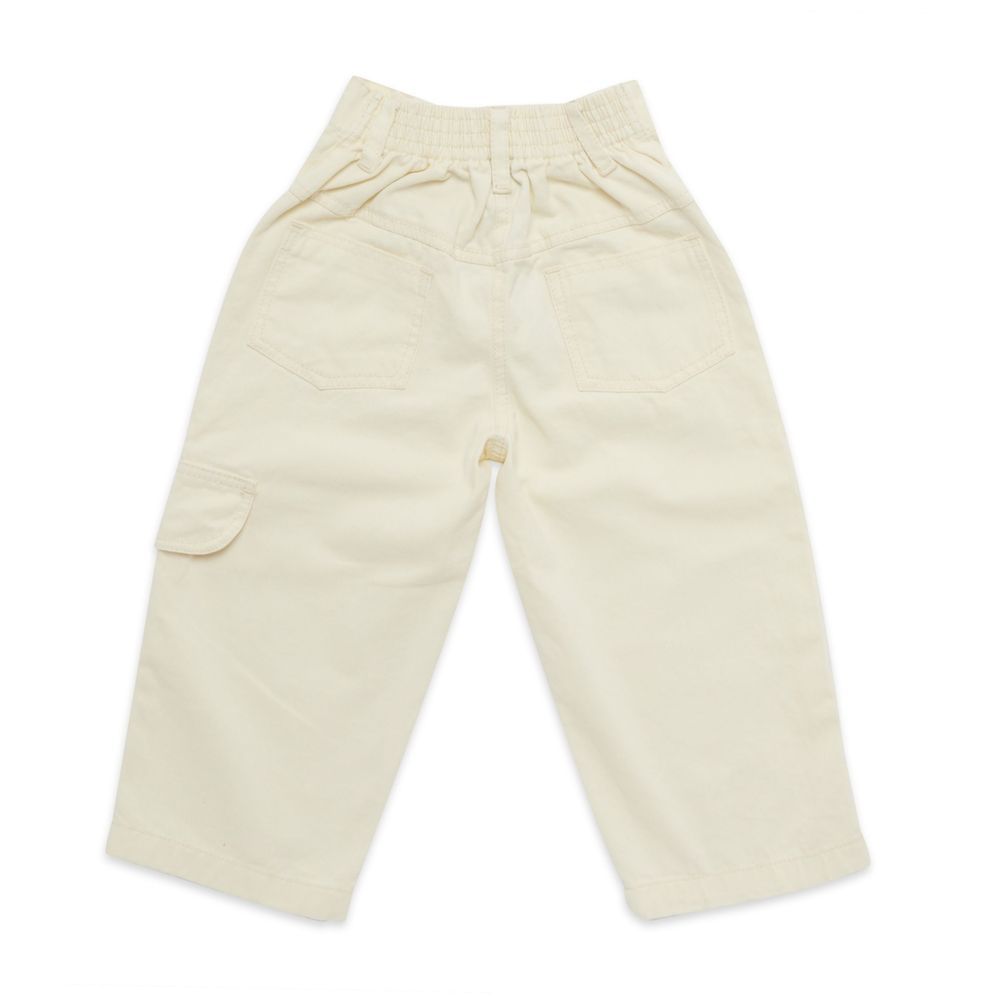 Little Kangaroos - Semi Elasticated Cargo Pants - Beige