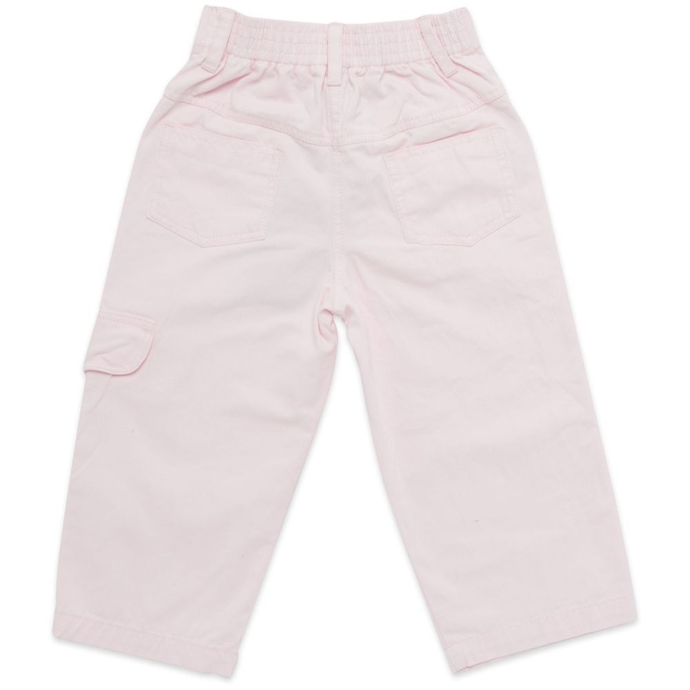 Little Kangaroos - Girl Semi Elasticated Cargo Pants - Pink