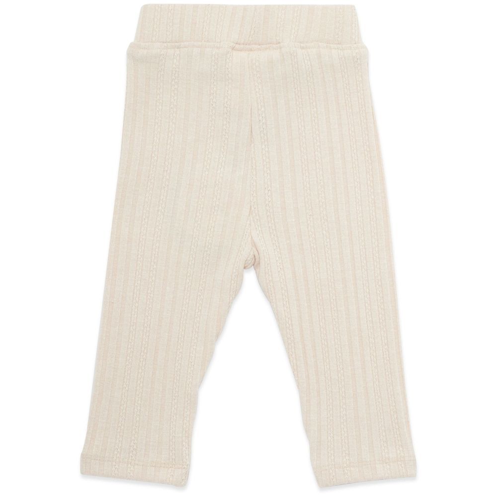 Little Kangaroos - Fully Elasticated Leggings - Light Fawn