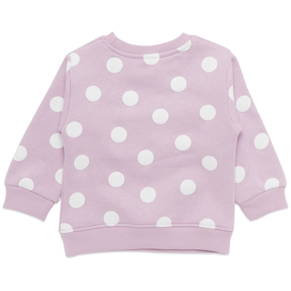 Little Kangaroos - Polka Dot Sweatshirt - Light Pink