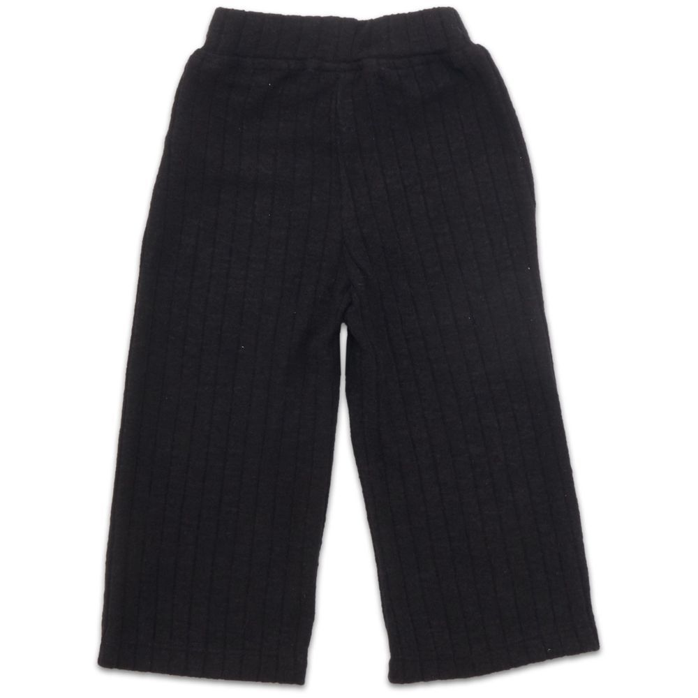 Little Kangaroos - Girl Elasticated Flared Pants - Black