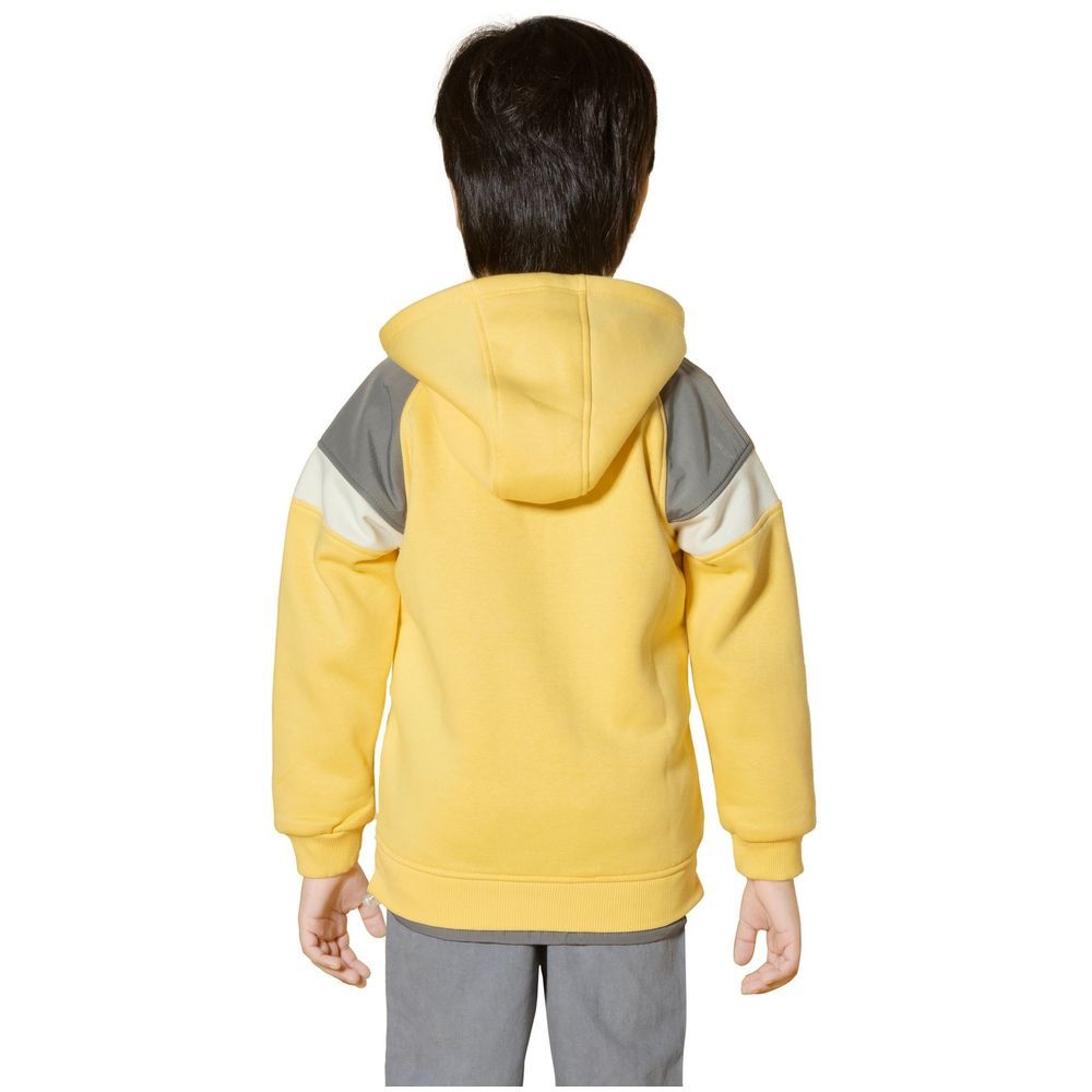 Little Kangaroos - Boy Hooded Sweatshirt - Sunshine