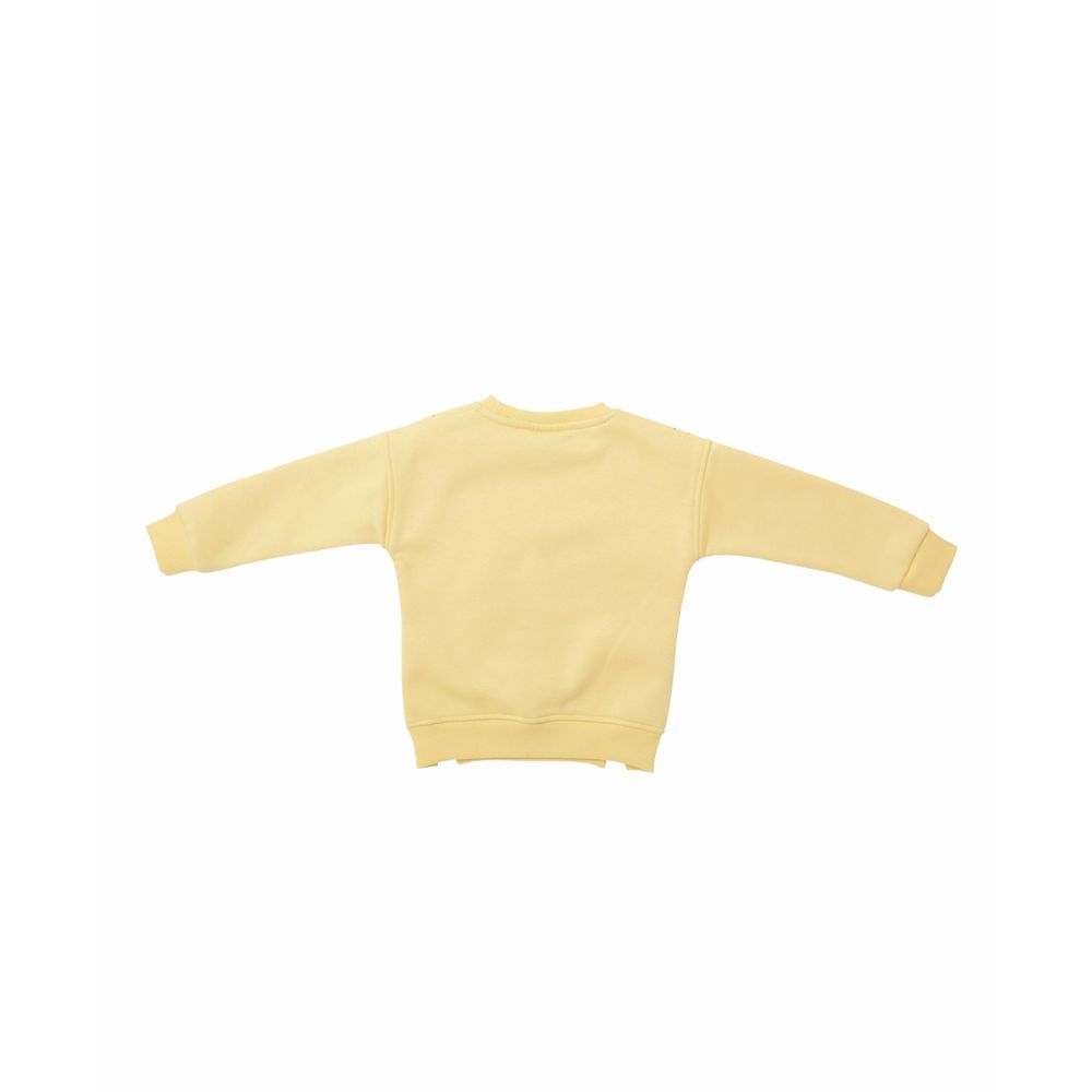 Little Kangaroos - Animal Print Sweatshirt - Yellow