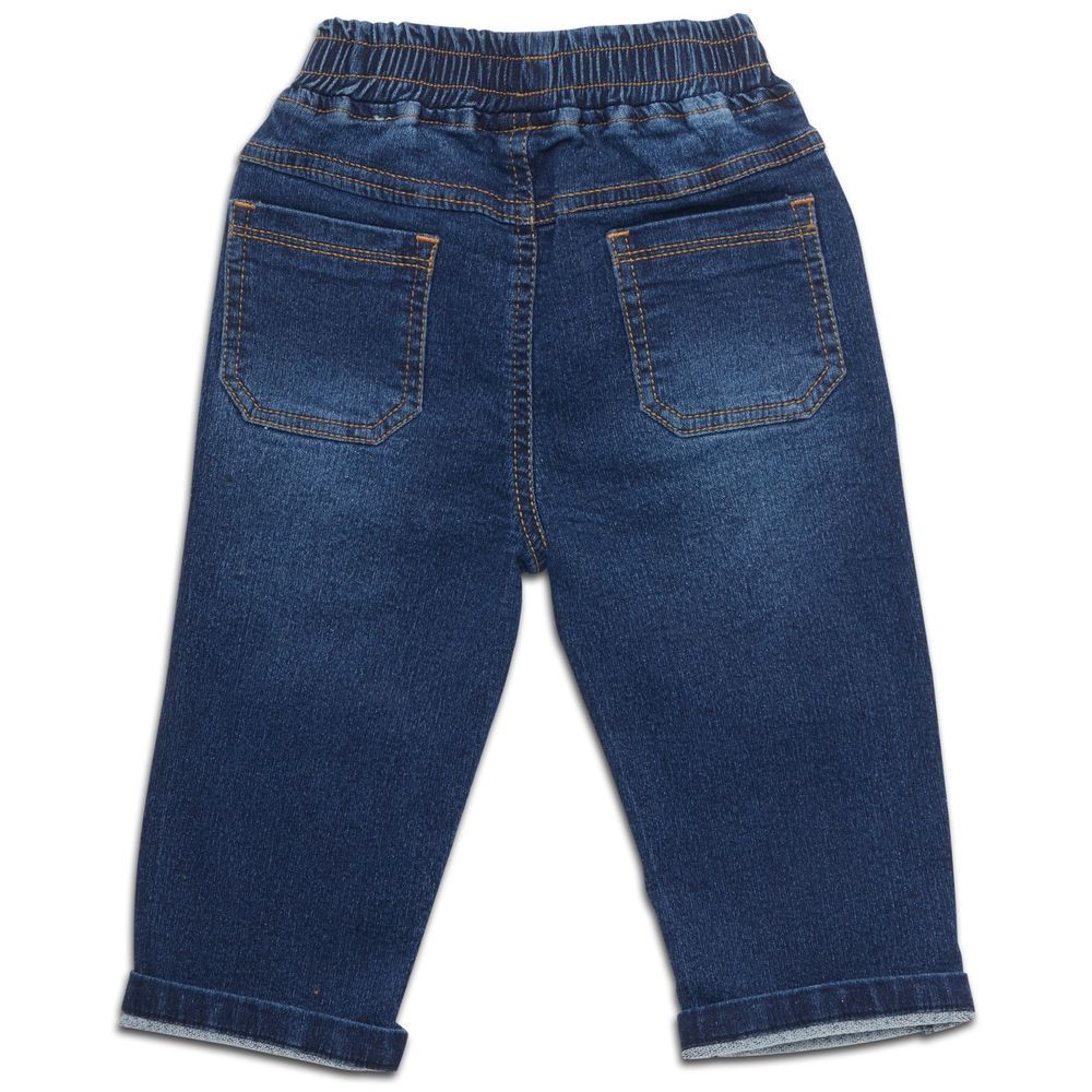 Little Kangaroos - Denim Jeans w/ Pockets - Dark Blue