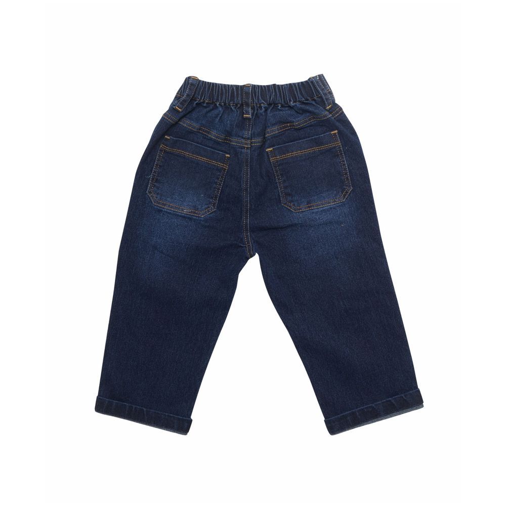 Little Kangaroos - Baby Boy Straight Fit Jeans - Dark Blue