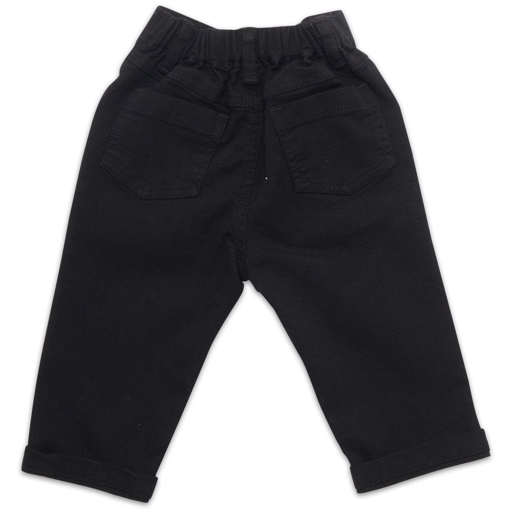 Little Kangaroos - Baby Boy Jeans w/ Pockets - Black