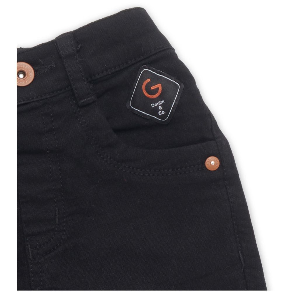 Little Kangaroos - Baby Boy Jeans w/ Pockets - Black