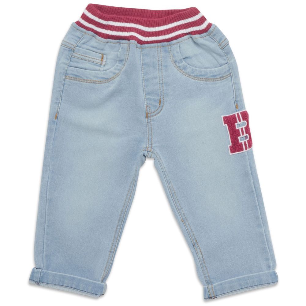 Little Kangaroos - Straight Fit Denim Jeans - Light Blue