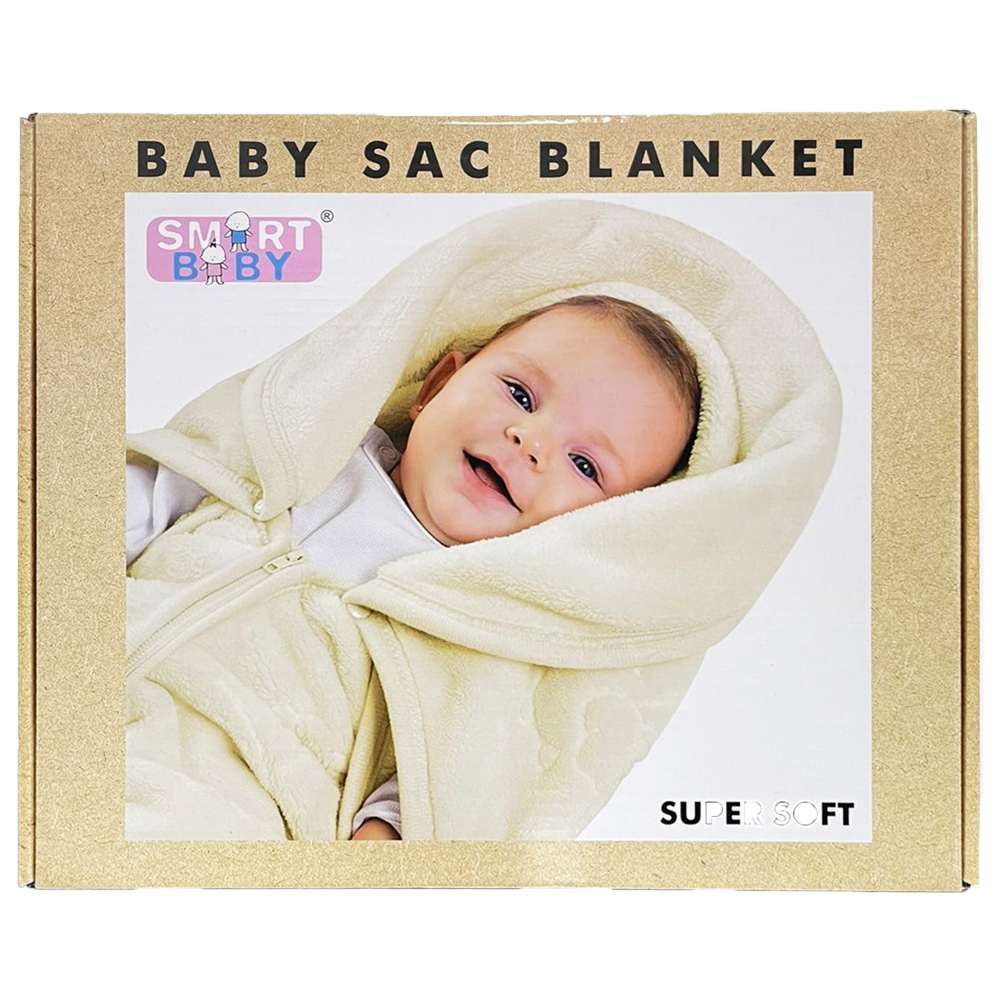 Smart Baby - Baby Boy Sac Blanket - Blue - Sweet Friends