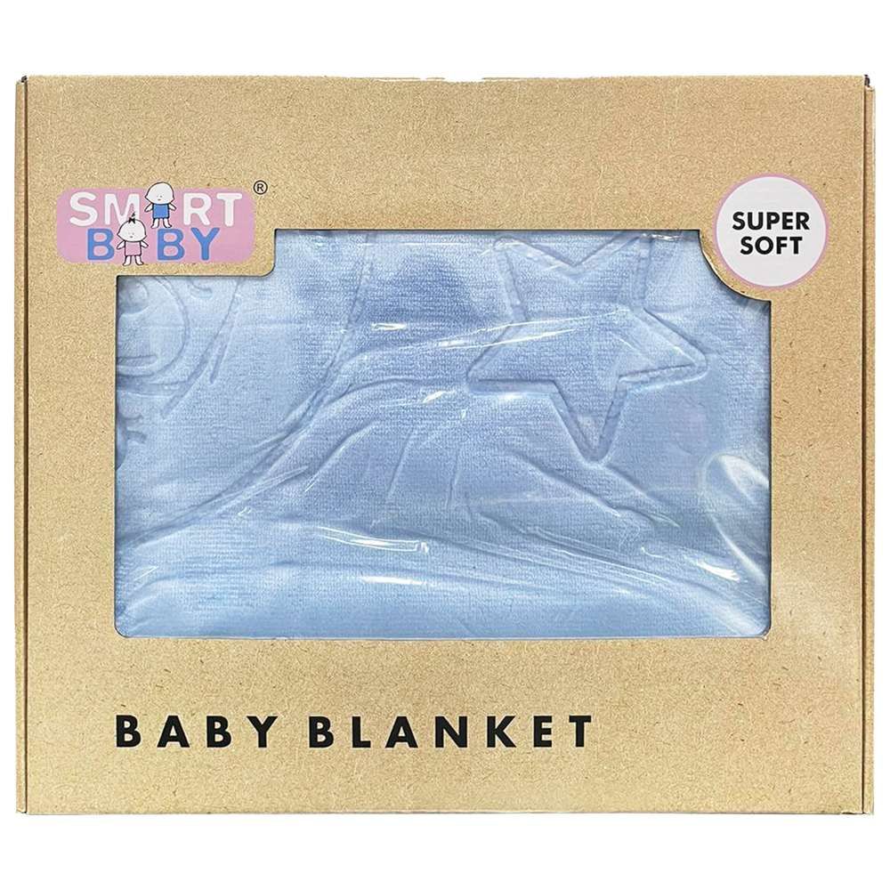 Smart Baby - Baby Boy Super Soft Blanket - Blue